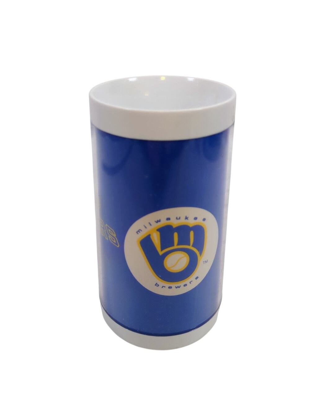 Milwaukee Brewers Thermo-Serv Insulated Travel Mug MLB Baseball Fan Gear 16oz